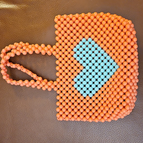 RUBY & RY Beaded Heart Coquette Kidcore Mini Handbag - Picture 2 of 6